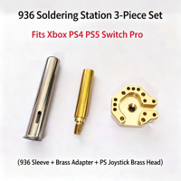 Outil de réparation et de démontage pour manettes Xbox, PS4, PS5, Switch Pro, Xbox 360 : Fer à souder à surface brossée pour la réparation de joysticks