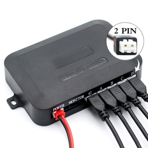 GreenYi aparcamiento Parktronics con 4PCS negro plata blanco negro, azul, rojo, 22MM sensores de Radar de marcha atrás sonido de timbre de alarma - Product Image 2
