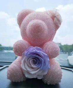 กล่องของขวัญรักษ์โลกขนาด 25 ซม. แบรนด์ Hebei Huiya Diamond & Pearl <span class=keywords><strong>Bear</strong></span> สำหรับเทศกาลตรุษจีน วันแม่ วันพ่อ และวันคริสต์มาส - Product Image 4