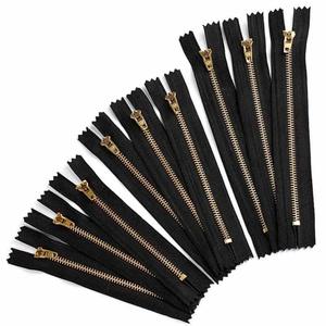 Alta Qualità 4 #   <span class=keywords><strong>Cerniera</strong></span> in ottone a denti a Y <span class=keywords><strong>con</strong></span> cursore autobloccante, cerniere metalliche a fondo chiuso per abbigliamento, giacche, borse, jeans - Product Image 6