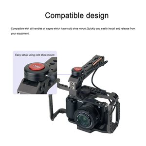 Yeah Top Side xử lý từ xa kích hoạt máy ảnh ghi lại nút cho <span class=keywords><strong>Sony</strong></span> A7, Panasonic S5, Fujifilm X-T3 - Product Image 3