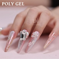 Pour Unigel Vente en gros en vrac Gel UV Nail Builder Private Label Soak off Acrylic Extensions Poly Gel