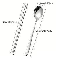 Ensemble de couverts en acier inoxydable de style coréen pour barbecue, restaurant, sushi et usage domestique – Vente en gros