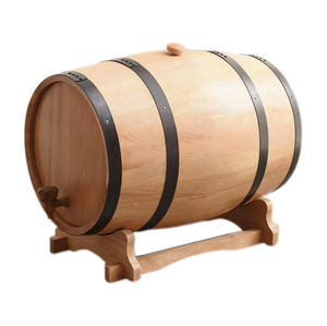 Benutzer definierte Größe Vintage Dekor Display Eiche Holzfass Wein Whisky Barrel Lagerung mit Wasserhahn für Home Bar - Product Image 2