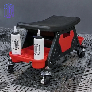 Heavy Duty Roller <strong>Mechanics</strong> Seat Rolling Car Wash <strong>Stool</strong> for Car Cleaning Buffer Polishing Ceramic Coating Car Waxing - Product Image 3