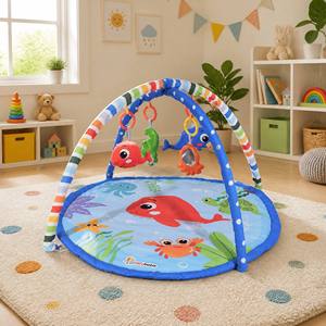 Tapis d'éveil pour bébé - Tapis <span class=keywords><strong>de</strong></span> jeu en coton et polyester doux - Jouet éducatif sportif - Product Image 1