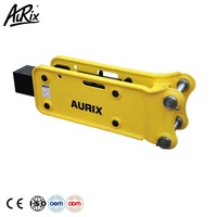 AURIX-HB Mini Brise-roche hydraulique à burin latéral, qualité supérieure, nouveau produit en vente, CE, prix du brise-roche pour excavatrice Doosan