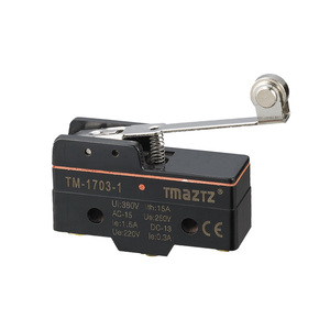 TM-1306-1 IP67 <span class=keywords><strong>Micro</strong></span> chuyển đổi với bản lề ngắn Con lăn LEVER CE phê duyệt trứng lồng ấp giới hạn chuyển đổi 15A max. Hiện tại - Product Image 4