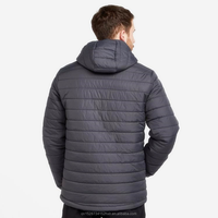 Veste d'hiver chaude à capuche légère pour homme