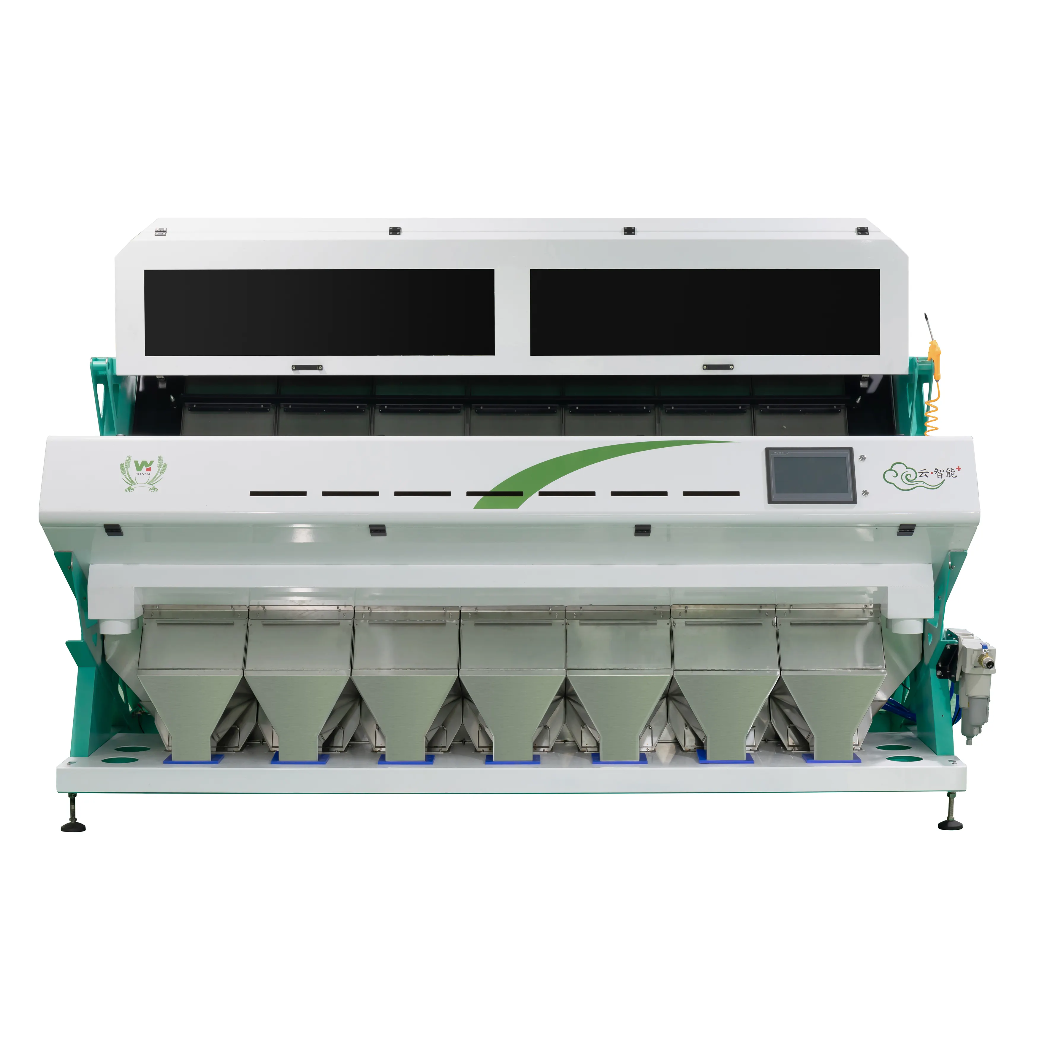PET color sorter machine plastic colour sorting machine WENYAO brand 7 chutes high capacity