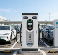 Station de recharge pour voitures électriques Byd et Tesla, chargeur rapide EV, borne de recharge 60 kW