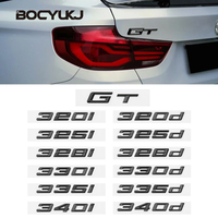 ABS Car Rear Trunk Letters Logo Badge Emblem Sticker Compatible With 3 Series 318d 320d 325d 328d 330d 335d E46 E90 E91 F30 F31 F34 G20