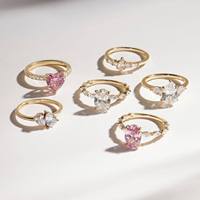 Bague de mariage classique en or 18 carats Betterstar personnalisée, certifiée IGI, diamant de laboratoire HPHT CVD taille poire, trois anneaux de fiançailles pour femme