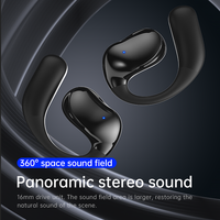 Écouteurs sportifs stéréo HiFi S3 à oreille ouverte, Bluetooth 5.3, sans fil, avec crochet d'oreille, pour le gaming, casques silencieux à prix abordable