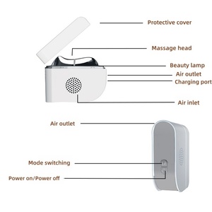Rechargeable Hot Cold Compress Electric Guasha Beauty Device Handheld Muscle <b>Massage</b> Gun for Body Relaxation - Product Image 5