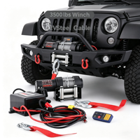 Treuil électrique 12V 3500 Lbs avec câble en acier, treuil pour ATV UTV, remorquage tout-terrain, remorquage de véhicule, sauvetage en cas de panne 4x4 SUV
