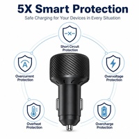 Nouvel adaptateur allume-cigare portable 90W pour Starlink Mini, convertisseur de puissance 12-24V vers 30V USB-C PD 27W DC 60W