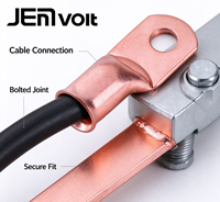 Borne de câble annulaire en cuivre/aluminium de type SC, plaquée étain, pour barre omnibus de protection contre la foudre haute tension, marque JEMA