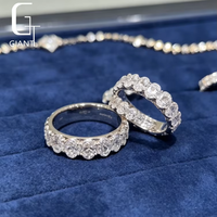 Bague en or véritable 14k/16k/18k avec diamant de laboratoire certifié IGI VVS pour femme, bijou élégant pour mariage