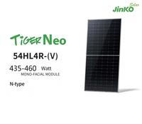 Panel Surya Solar Tiger Neo 54HL4R-(V) Tipe-N untuk Half Cell PERC Full Black 435W-460W Efisiensi Tinggi