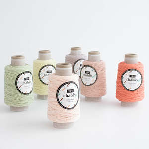Hilo YARNA Chablis (100g) 100% algodón texturizado, ideal para regalos, manualidades, tacto suave, sostenible, hilo texturizado suave, para bricolaje. - Product Image 2