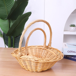Panier multifonctionnel en osier style ange pour œufs et pommes <span class=keywords><strong>de</strong></span> terre, panier <span class=keywords><strong>de</strong></span> rangement pour courses, panier vide pour légumes et fruits - Product Image 3
