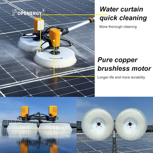 Machine de nettoyage rotative à double tête alimentée par courant alternatif Topenergy <span class=keywords><strong>pour</strong></span> les panneaux solaires et le nettoyage des vitres de grande hauteur - Product Image 6