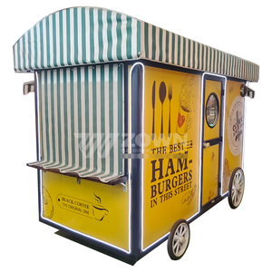 Remorques alimentaires mobiles, chariots alimentaires mobiles, chariots alimentaires électriques, adaptés à la vente de collations et de restauration rapide. - Product Image 6