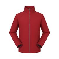 Veste softshell unisexe |   Veste d'extérieur légère coupe-vent et chaude à col montant pour la randonnée et l'escalade, en Dralon 75D T800 laminé
