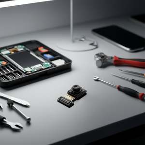 Modulo fotocamera frontale Galaxy A30s A307F, parte di ricambio per la scheda madre del telefono cellulare - Product Image 2