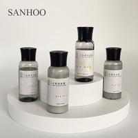 SANHOO Shampoing et revitalisant jetables en gros pour hôtel, mini shampoing et revitalisant pour salle de bain, ensemble d'articles de toilette d'hôtel de luxe