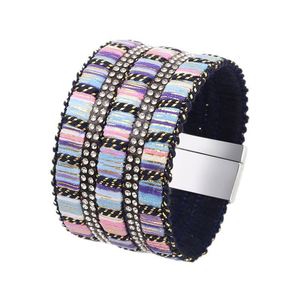 Surfer <b>Leather</b> <b>Bracelet</b> Tiered Pricing Policy Wholesalers Sweat Resistant Finish Holiday Gift for Women Solid Metal Construction - Product Image 5