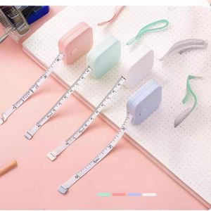 Lightweight Measuring <b>Mini</b> Keychain Retractable Ruler 1.5M Inch Cm Dual <b>Scale</b> Flexible Tape for Body Measurement - Product Image 1