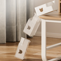 Boîte de rangement multifonctionnelle en plastique soufflé de style nordique, écologique, pour mouchoirs et télécommandes, idéale pour salon et table à manger
