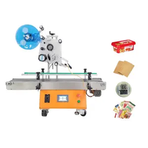 Guangzhou Hot Verkoop Kleine Automatische Tafelblad Envelop Kleding Tag Kaart Plastic Zak Papieren Doos Plat Oppervlak Label Machine