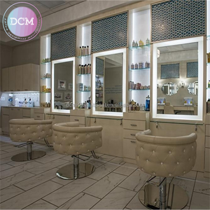 Guangzhou belleza rosa y plata princesa peluquería Silla de peluquería para salón de Damas - Product Image 2