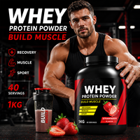 Liferio 1kg Bubuk Protein Whey Grosir Bubuk Protein Whey Isolat Tinggi Protein untuk Peningkatan dan Pemulihan Otot