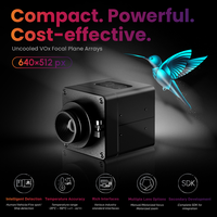 Module d'imagerie thermique infrarouge non refroidi haute résolution VEEZOOM WS-T1266-F9 640x512 12um, qualité industrielle, détection d'incendie/d'objectifs