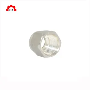 Good Quality Stainless Steel High Pressure Female Thread Hexagonal Nut With Silver Galvanized