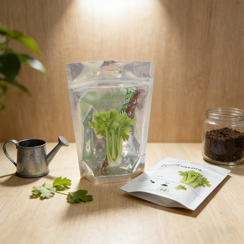 HD Digital Print Gravure Printing Seed Packaging Plastic Bag with LogoUV Printing Standup Pouch Moistureproof Leakproof Mylarbag