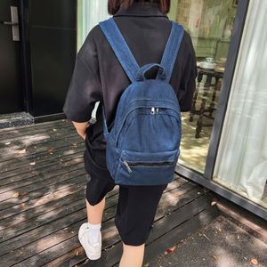 Sac à dos en toile imperméable personnalisé, léger, pour l'université, avec logo personnalisé, doublure en polyester, pour hommes et femmes - Product Image 4