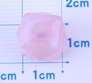 Nuevas cuentas sueltas acrílicas con purpurina rombal de agujero pasante para collar de pulsera de pegamento de crema DIY Cadena de teléfono móvil - Product Image 6