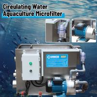 Cowater Premium 220V Motor Edelstahl Rotations trommel filter für Aquakultur teiche 1 Jahr Garantie mit kostenloser Wartung