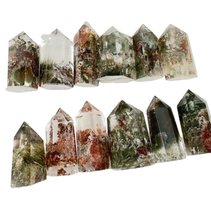 All'ingrosso piccolo fantasma verde punto di cristallo di quarzo per la guarigione spirituale naturale altri mestieri di cristallo - Product Image 1