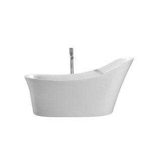 <span class=keywords><strong>Baignoire</strong></span> moderne en acrylique à jupe intégrale, design ergonomique pour trempage profond, panneau intégré avec tablier, surface facile à nettoyer, pour salles <span class=keywords><strong>de</strong></span> bain contemporaines - Product Image 4