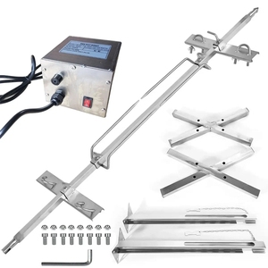 Parrilla de asador automática comercial de acero inoxidable para <span class=keywords><strong>pollo</strong></span> y cerdo, barbacoa de carbón térmico de estilo moderno para fiestas en el patio trasero - Product Image 1