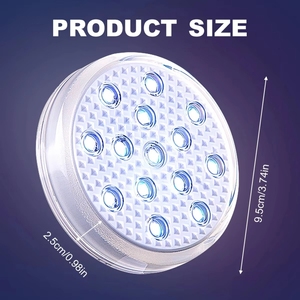 Lampe Submersible Magnétique Rechargeable Flottante IP68 16 Couleurs pour <span class=keywords><strong>Piscine</strong></span> Hors Sol avec Télécommande - Product Image 6