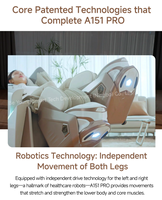 Fauteuil de massage innovant et ultra-résistant avec étirement intégral et massage robotisé des jambes, zéro gravité, mécanisme puissant pour un massage des tissus profonds