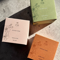 Boîte en papier gaufré élégante pour pots de bougies de luxe, flacons de parfum et emballages de marques de boutiques