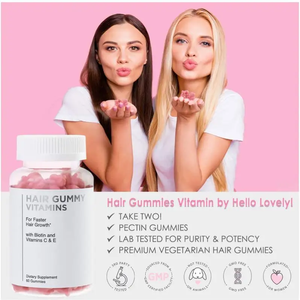 10000mcg ปลูกผมแบบวีแกนสำหรับผมและเล็บ-วัยรุ่นและผู้ใหญ่วิตามิน - Product Image 5